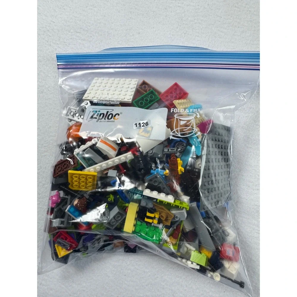 Creative Play LEGO 1LBS Bulk Bricks Lot Multicolor Mixed Pieces Plates